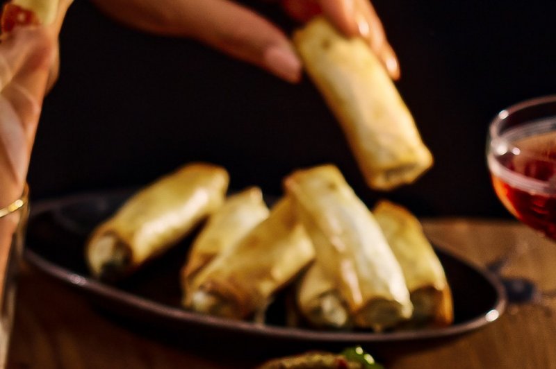  Buñuelos de calabacín con mostaza Maille Dijon Original 
